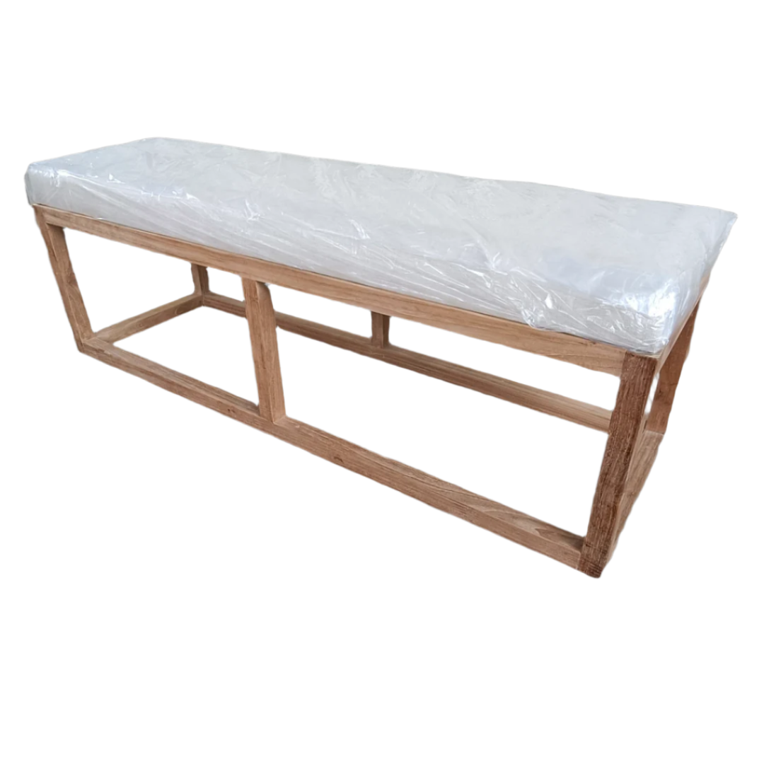 Teak Bed End Bench