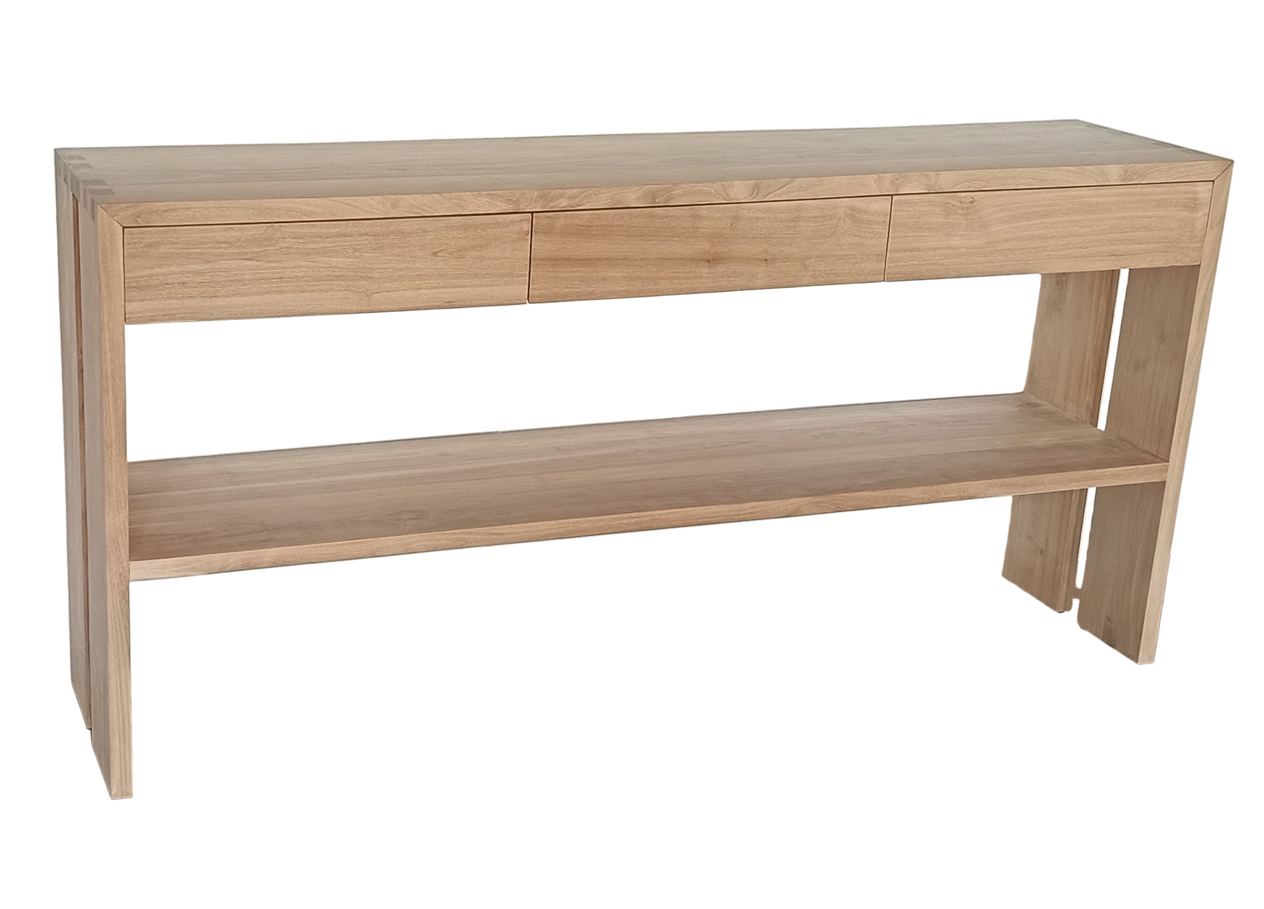 Тиковый консольный столик 3D модель