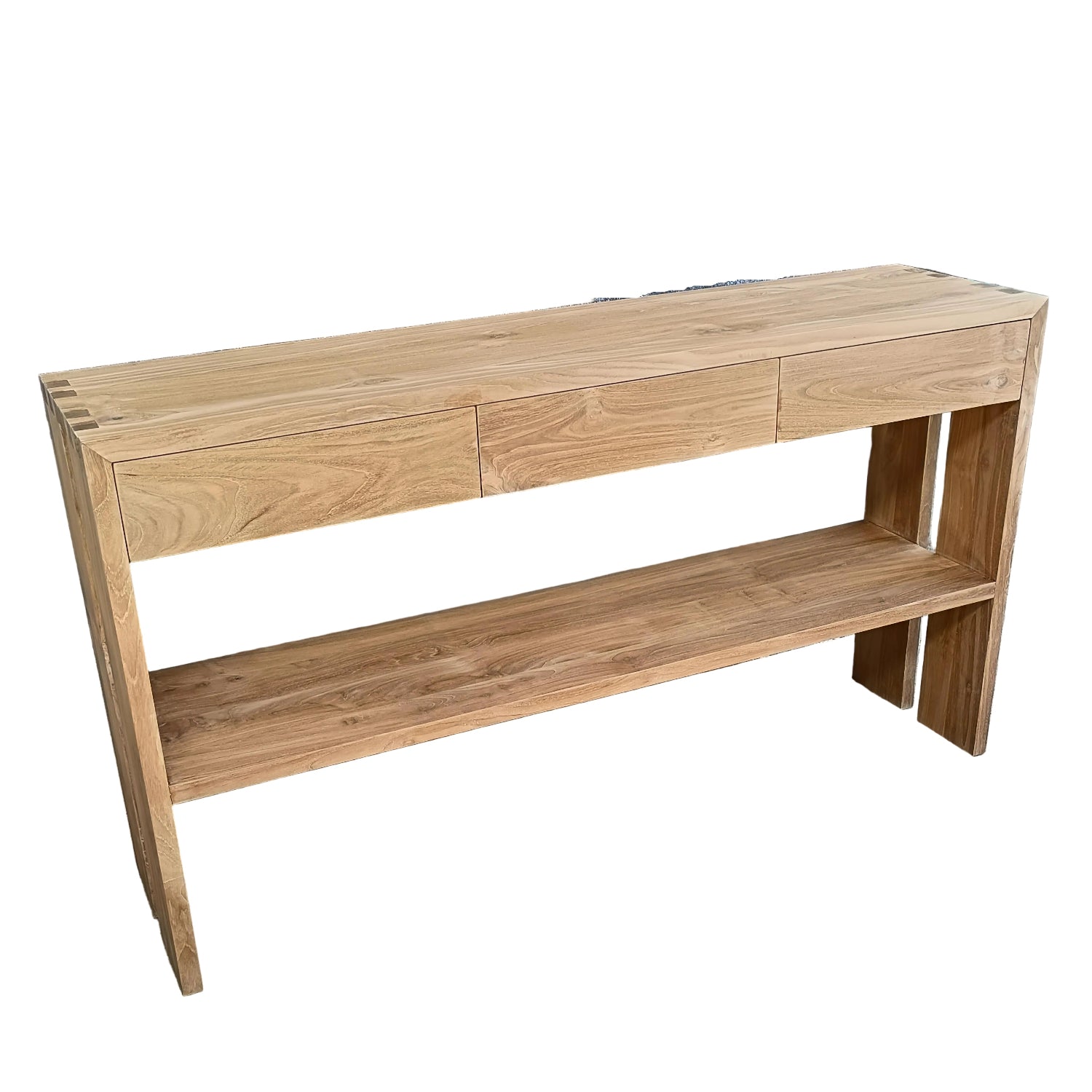 Teak Console Table 3D OCTO