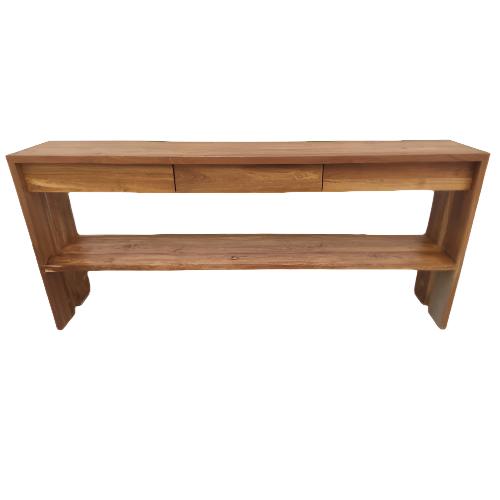 Teak Console Table 3D