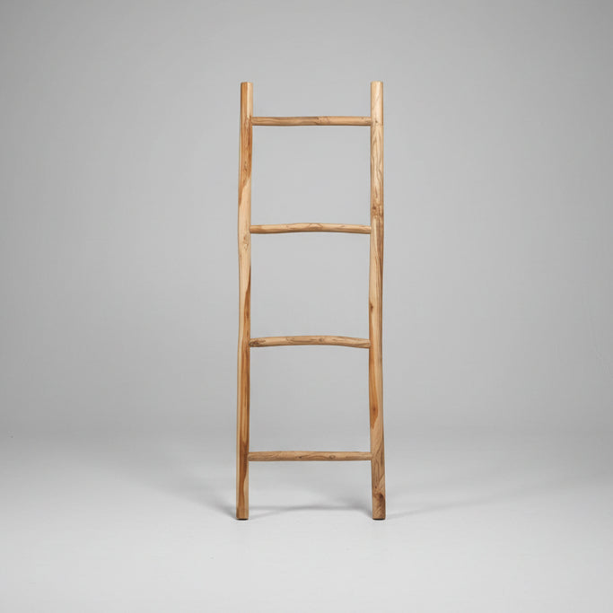 Teak Decorative Ladder — Towel & Clothes Rack - Phuket