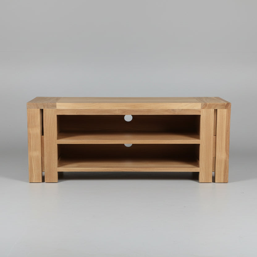 Teak Entertainment Console Table - OCTO