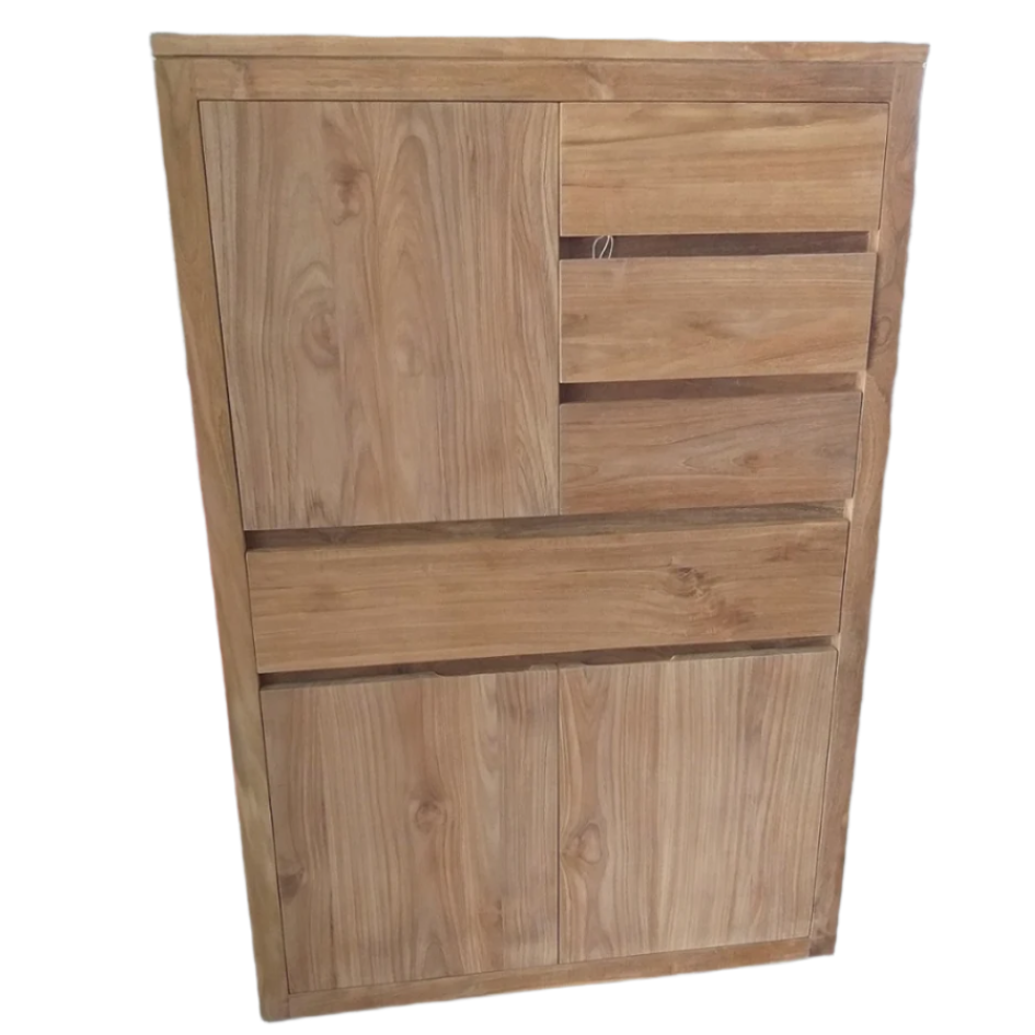 Teak Chest of Drawer 3D & 4D