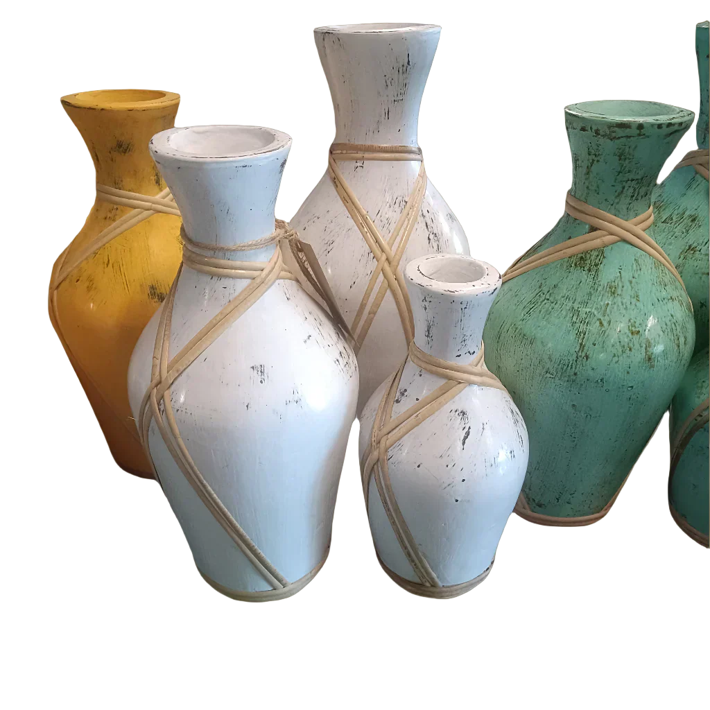 Set of Three Vases Home Decor