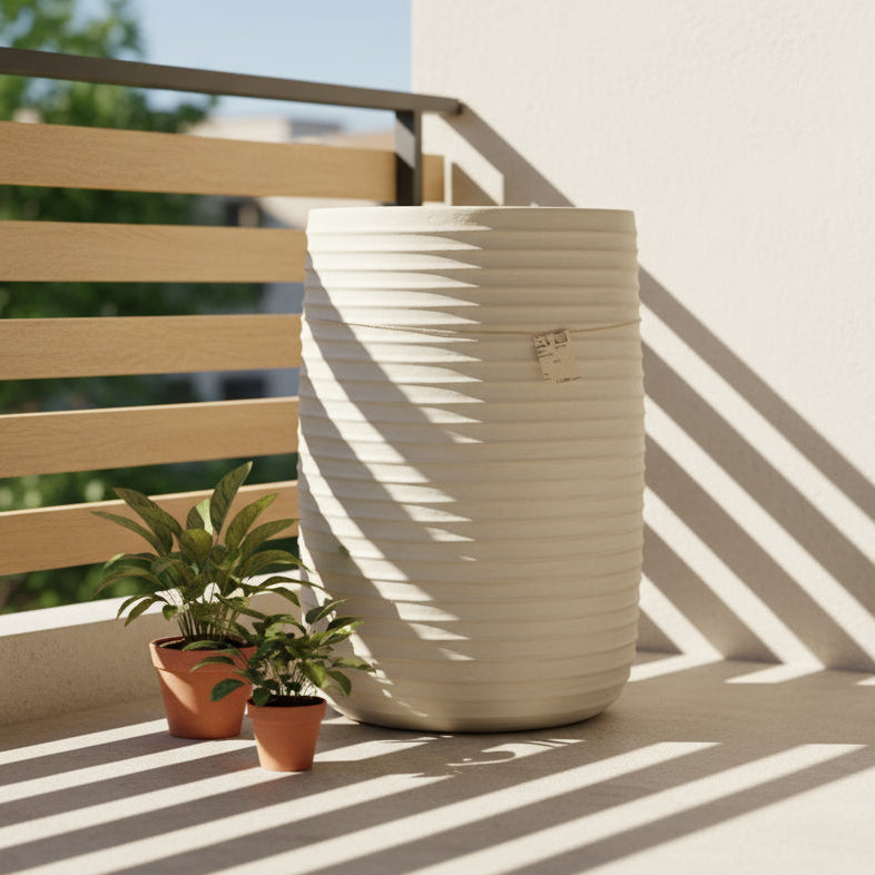 Villa Pot - Standing - Beach Brown