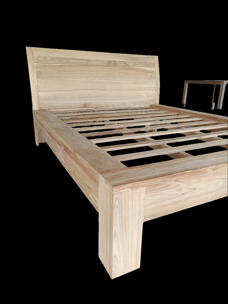 Natural Teak King Bed