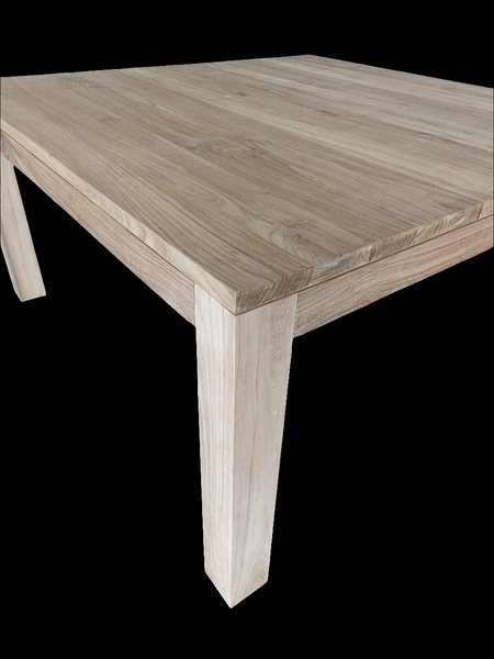 Natural Teak Square Dining Table