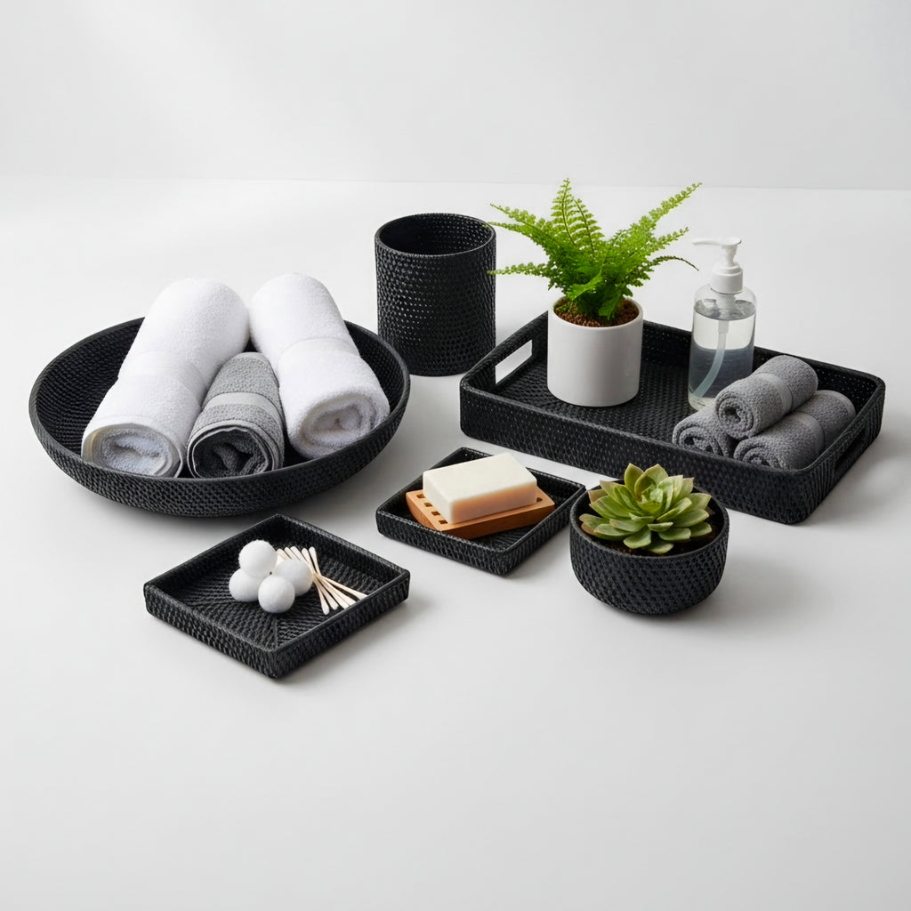 Back Rattan Amenities