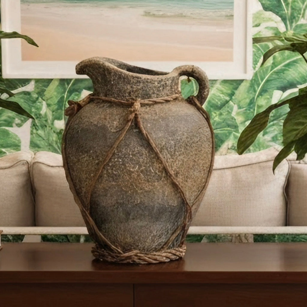 Rustic Stone-Finish Pottery Collection