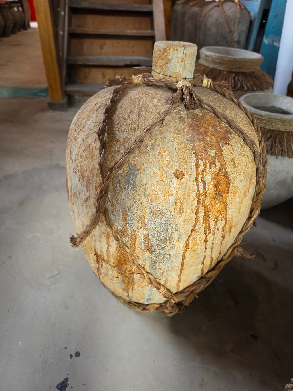 Rustic Stone-Finish Pottery Collection