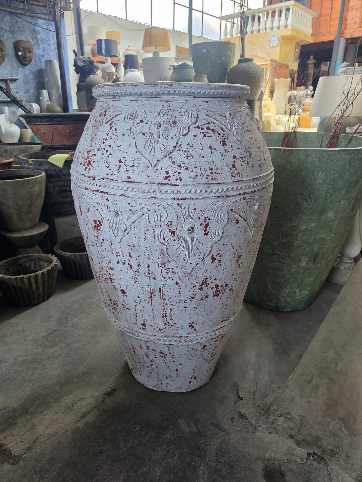 Rustic Stone-Finish Pottery Collection
