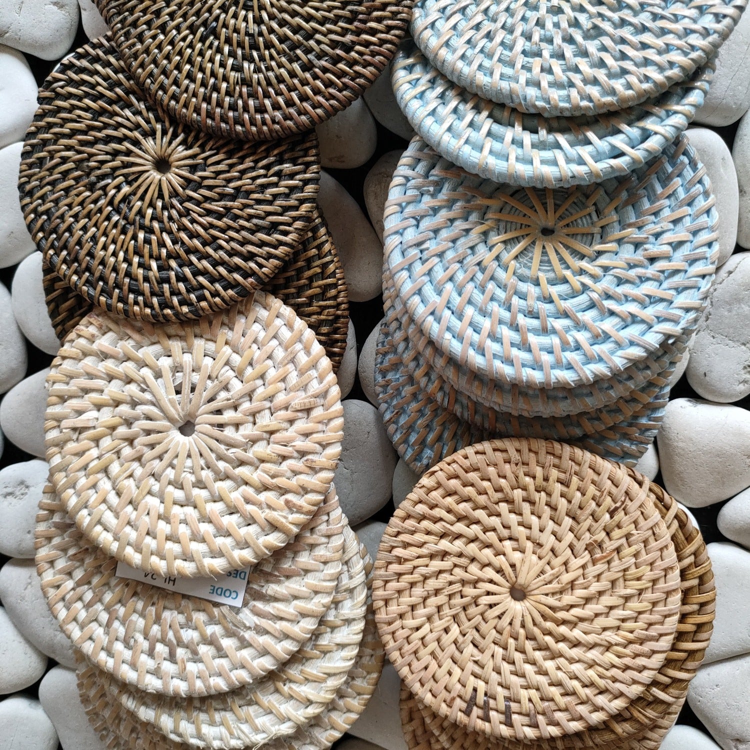 Drinks Coaster Rattan