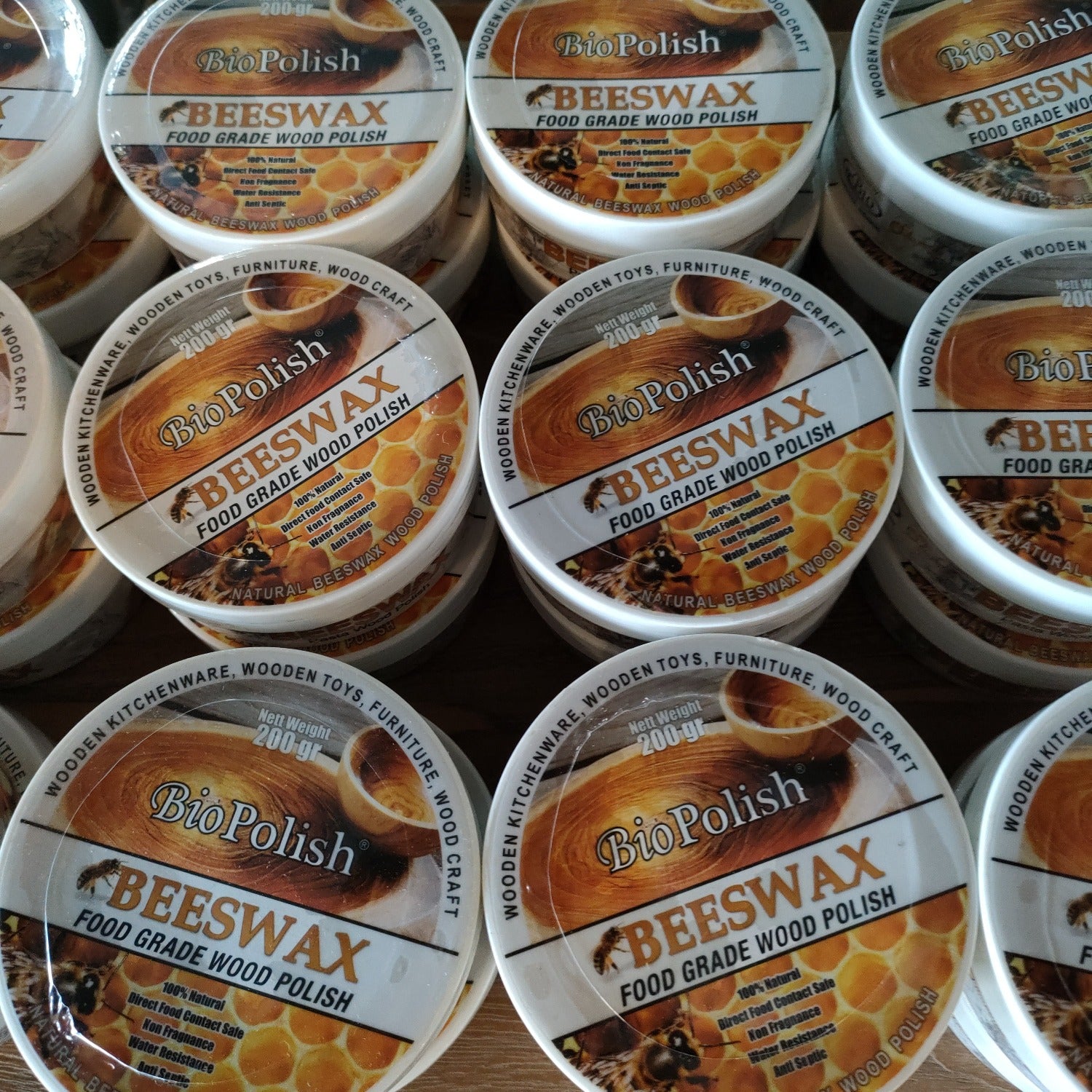 BioPolish BEESWAX Wood Polish - Teak Wood
