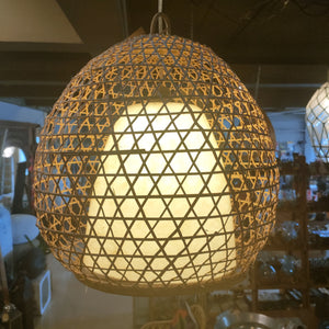 Hanging light - Rattan Net