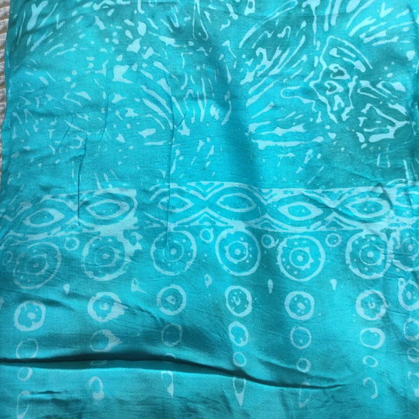 Batik Sarong - Aqua Blue