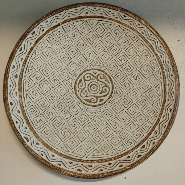 Wall Art - Hand Carved Décor Plate