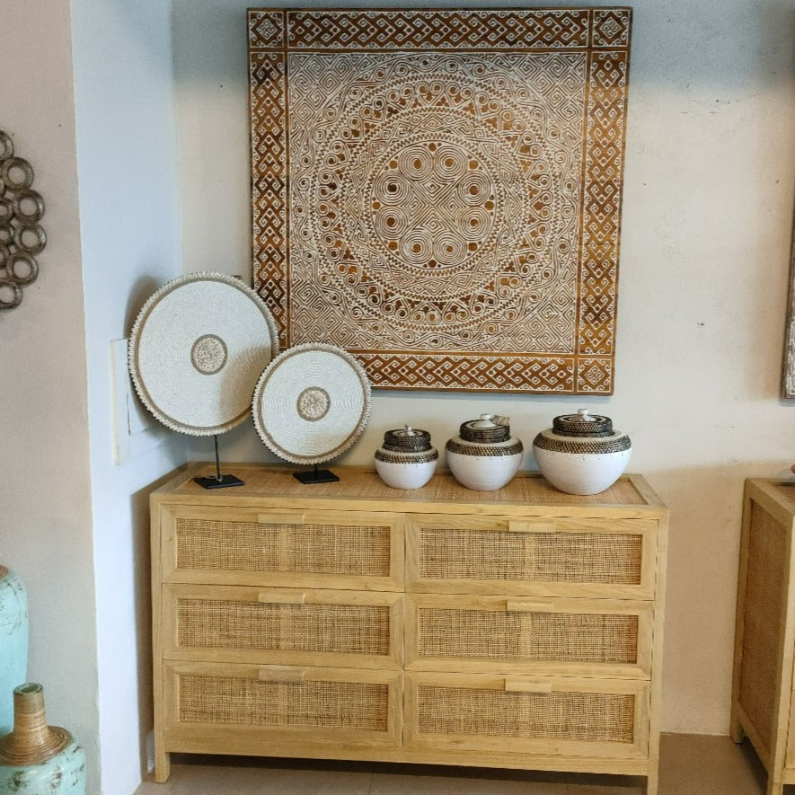 Teak Wall Art - Mentawaii