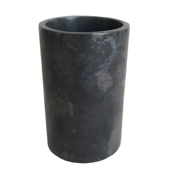 Bathroom Amenities Brush Holder - Black Marble