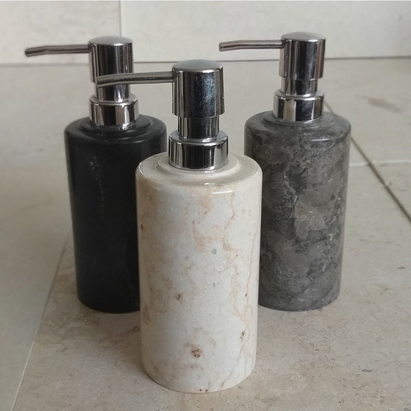 Soap & Lotion Dispenser Bottle & Pump - Marble