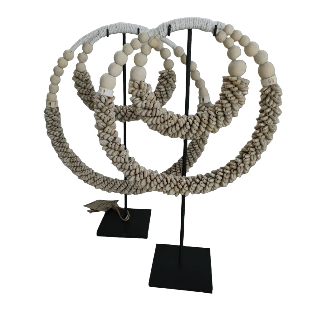 Decorative tribal Necklace on Display Stand