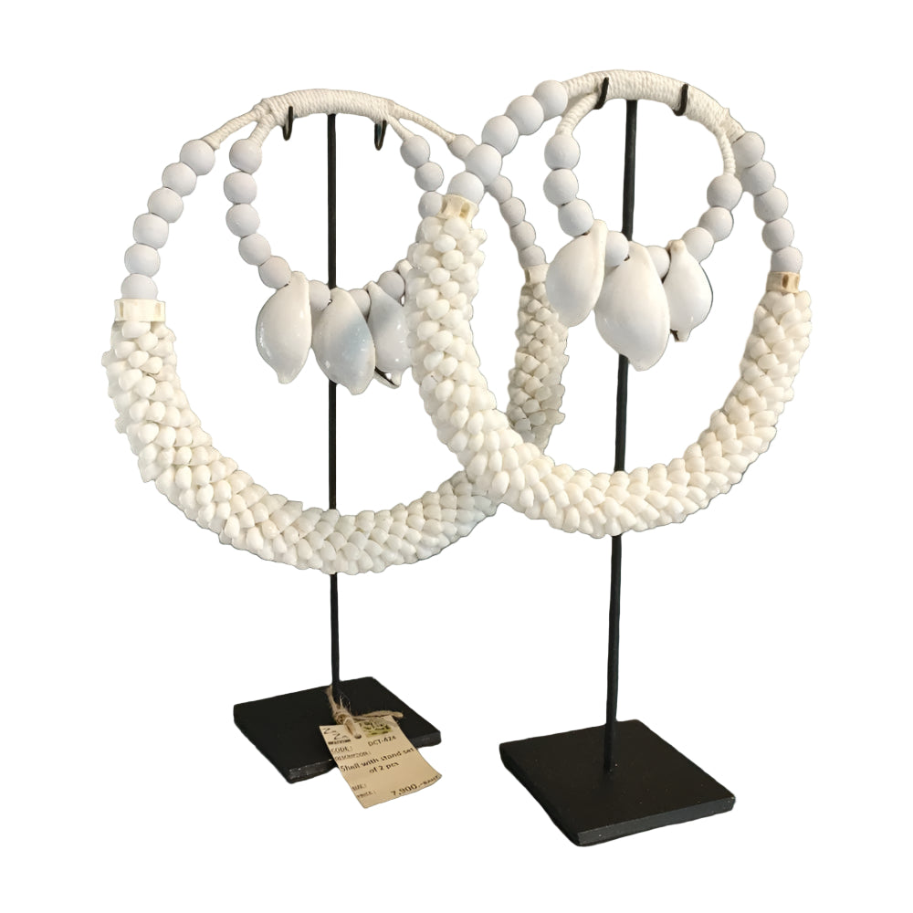 Decorative Tribal Necklace on  Display Stands.