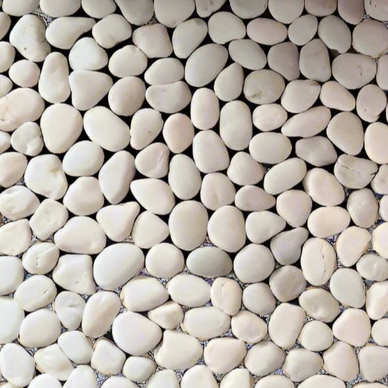 Doormat Pebble Series White
