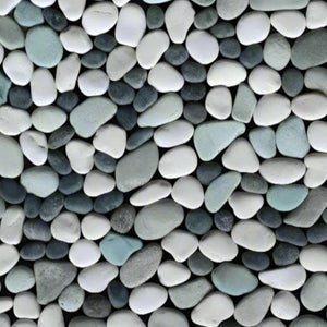 Pebble Door Mat in Tropical Design