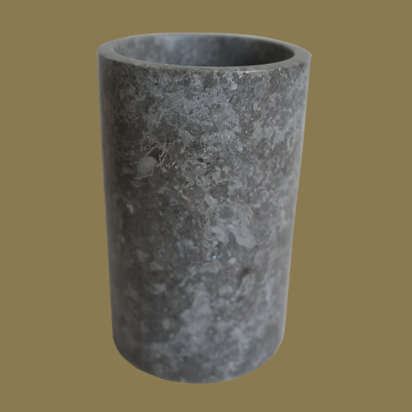 Bathroom Amenities Brush Holder - Grey Marble