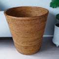 Waste Paper Basket, Rattan-Vine