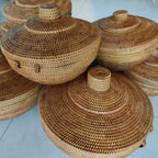 Rattan Bread Basket - Rattan/Vine