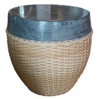 Round Stool- Rattan