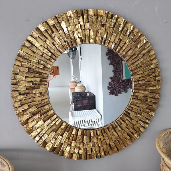 Mirror Frame - Rising Sun Phuket - Gold Prada