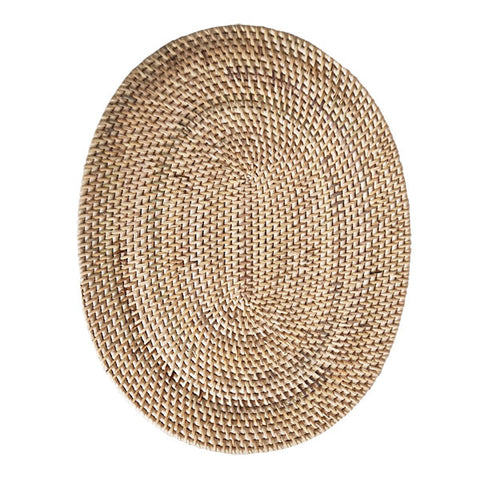 Placemat Oval / Rattan.
