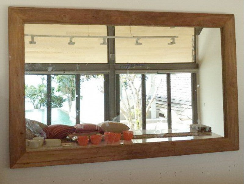 Teak Wood Mirror Frame.