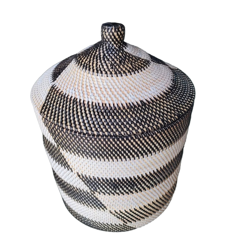 Laundry Basket with Lid - Rift Design