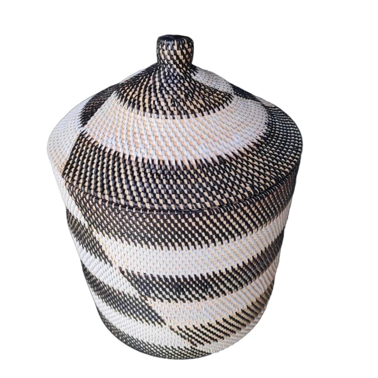 Laundry Basket with Lid - Rift Design
