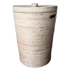 laundry basket with handle- natural