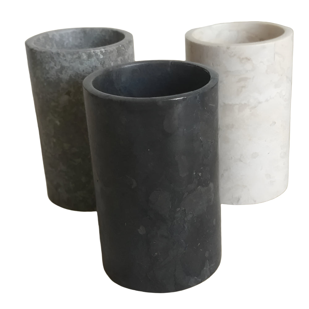 Bathroom Amenities Brush Holder - Marble
