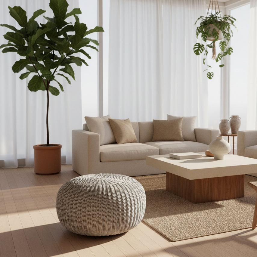Pouf Chair, Foot Stool or Table Top