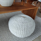 Pouf Foot Stool or Seating - Woven Fiber