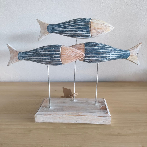 Wooden Fish Decoration
