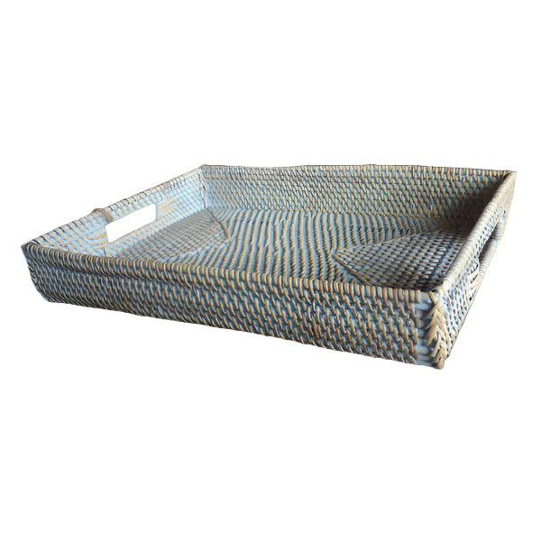 Serving tray with handle