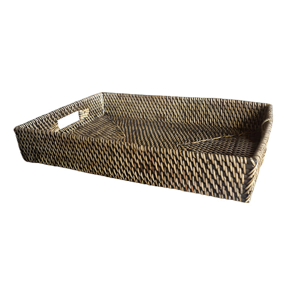 Serving tray with handle