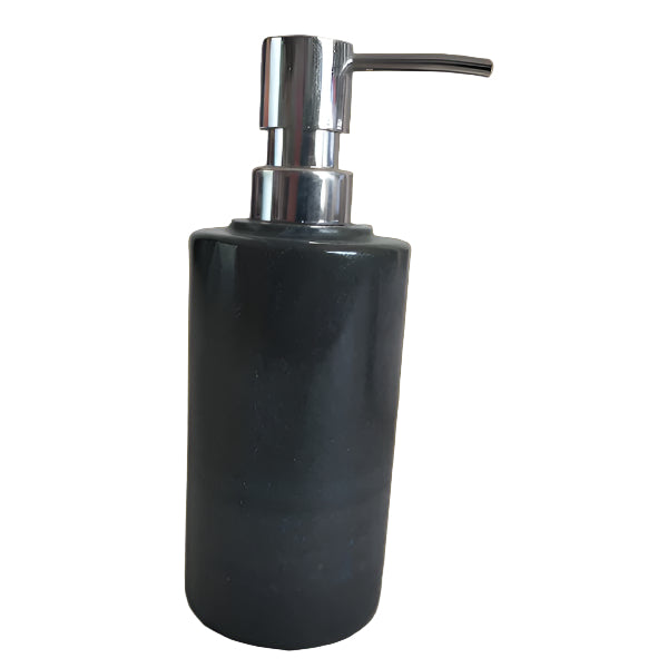 Soap & lotion Dispenser Bottle & Pump - Black Marble.