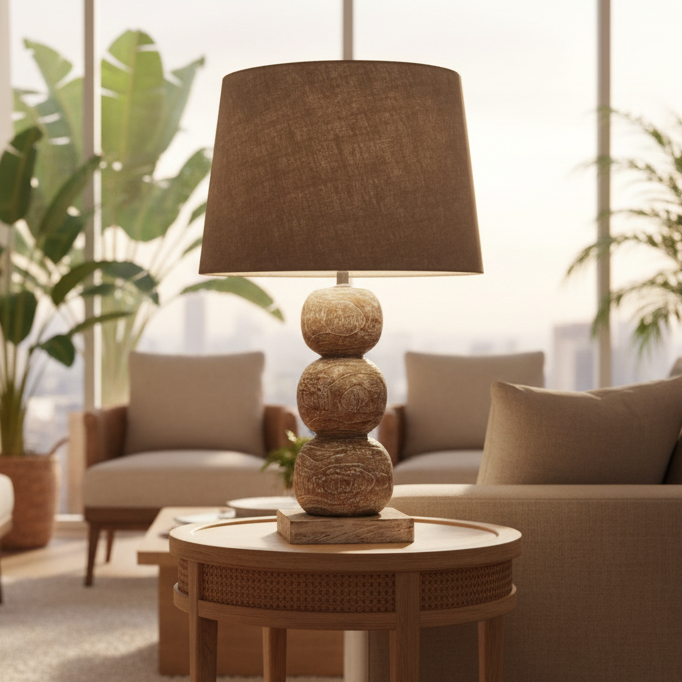 Table Lamp - Wood Series