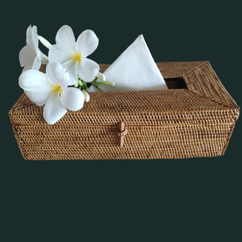 Tissue Refill Box-Rattan/Vine
