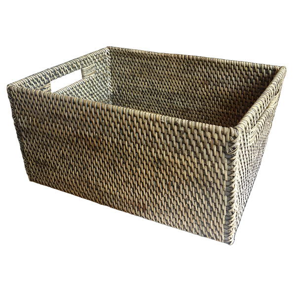Towel basket/ rattan
