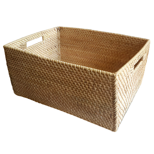 Towel basket/ rattan