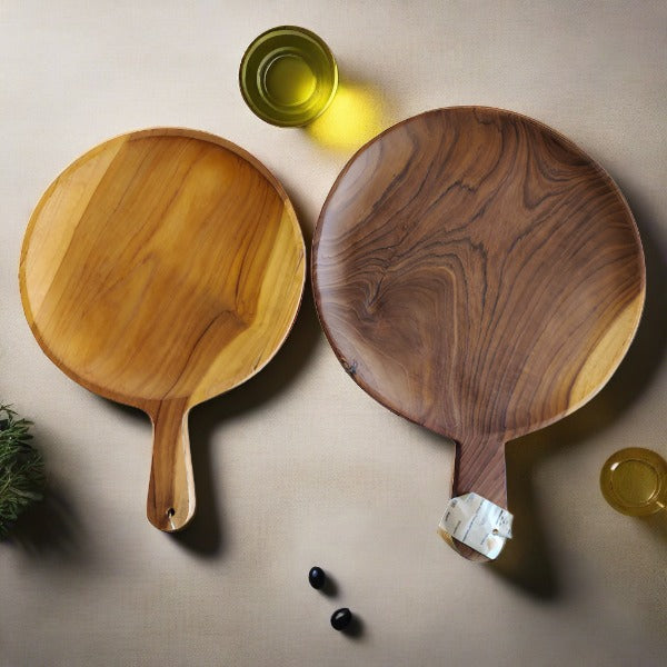 Pizza Tray - Teak Wood
