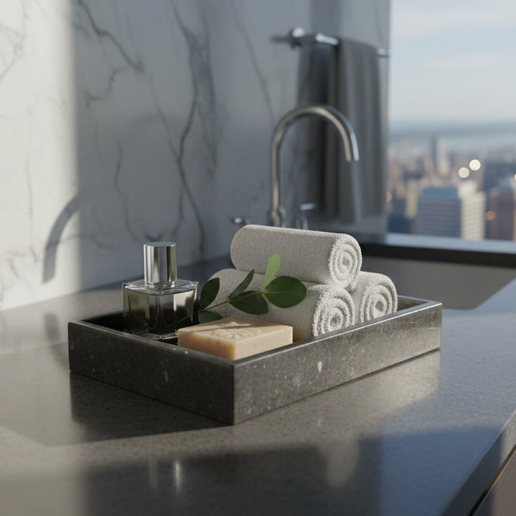 Tray Square-Bathroom Counter Top